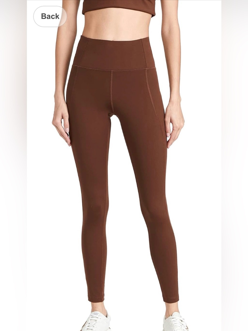Girlfriend collective compression leggings earth brown size M